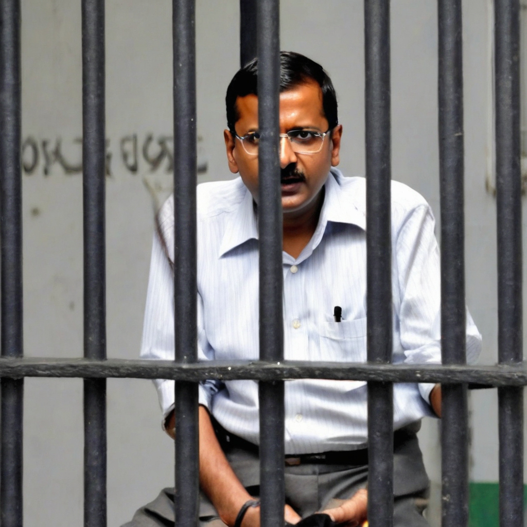 Arvind Kejriwal Behind the Bars